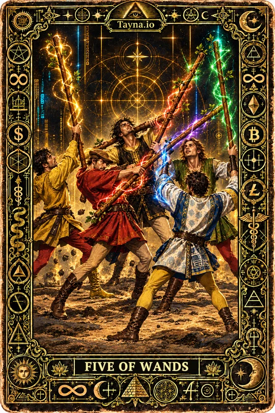 Five of Wands